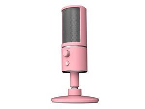 Seiren X USB Streaming Microphone Professional Grade Builtin Shock Mount Supercardiod PickUp Pattern Anodized Aluminum Quartz Pink Seiren X USB Streaming Microphone Professional Grade Builtin Shock Mount Supercardiod PickUp Pattern Anodized Aluminum Quartz Pink
