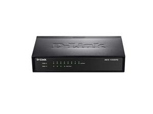 Fast Ethernet Switch 8 Port Unmanaged w 4 PoE Ports 8023AF Desktop Network Internet 10100 Plug n Play DES1008PA