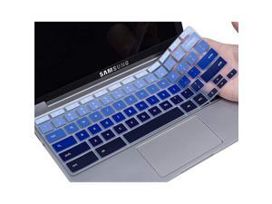 Cover for 2021 Samsung Chromebook Plus V2 12.2"/ Samsung Chromebook 4+ 15.6" XE350XBA-K01US XE350XBA-K03US XE350XBA-K05US/Chromebook 4 11.6" XE310XBA-K01US XE310XBA-K02US, Gradual Blue