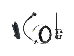 Clip On Instrument Condenser Microphone + Universal Clip for Guitar