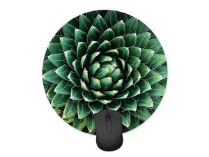 Seamless Plant Cactus Round Mouse Pad AntiSlip Mouse Pad Game Office Mouse Pad