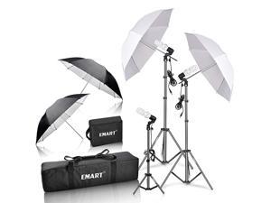 600W Photography Photo Video Portrait Studio Day Light Umbrella Continuous Lighting Kit