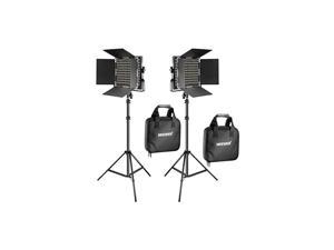 Video Shooting Dimmable Light with U Bracket and Barndoor and 75 inches Light Stand for Studio Photography Neewer Bi-Color 660 LED Video Light and Stand Kit Includes 3200-5600K CRI 96 