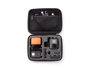 Basics Small Carrying Case for GoPro And Accessories - 9 x 7 x 2.5 Inches, Black