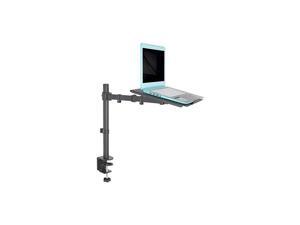 Single Laptop Notebook Desk Mount Stand Fully Adjustable Extension with C Clamp STANDV001L Single Laptop Notebook Desk Mount Stand Fully Adjustable Extension with C Clamp STANDV001L