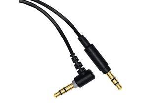 Replacement Headphones Audio Cable Compatible with Sony MDR1000X MDR100ABN MDR10R MDR10RC MDR10RBT MDR1ADAC MDR1A WHCH700N Wireless Headphones Black