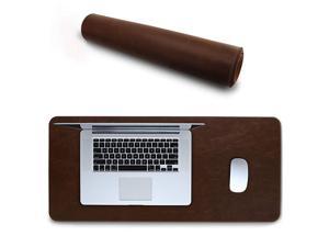 Leather Extended Mousepad Brown
