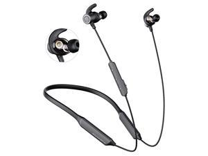 Force Pro Dual Dynamic Drivers Bluetooth Headphones Neckband Wireless Earbuds with Crossover APTX HD Audio Built in Mic 22 Hours Playtime Bluetooth 50 Headset Sports Earphones