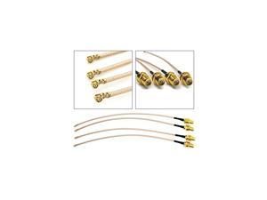 of 4 RF UFLIPEXIPX Mini PCI to SMA Female Pigtail Antenna WiFi Coaxial RG178 Low Loss Cable 12 inches 30 cm