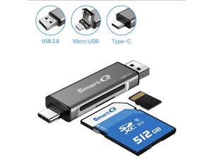 C256 Micro SD Card Reader to USB Adapter USBC and USB A USB Memory Card Reader USB 20 Super Speed for MicroSDXC MicroSDHC SD SDXC SDHC SD Cards Works for Windows Mac OS X Android C256 Micro SD Card Reader to USB Adapter USBC and USB A USB Memory Card Reader USB 20 Super Speed for MicroSDXC MicroSDHC SD SDXC SDHC SD Cards Works for Windows Mac OS X Android