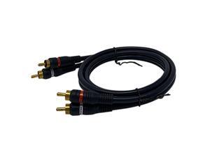 3 feet 2RCA Male to 2RCA Male Home Theater Audio Cable (3 Feet, Black) 3 feet 2RCA Male to 2RCA Male Home Theater Audio Cable (3 Feet, Black)