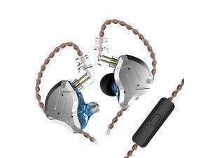 ZS10 Pro in Ear Monitor Headphone HiFi Earbuds Headphone with 4 Balanced Armatures and 1 Dynamic Drivers for Drummer Musician Blue with Mic ZS10 Pro in Ear Monitor Headphone HiFi Earbuds Headphone with 4 Balanced Armatures and 1 Dynamic Drivers for Drummer Musician Blue with Mic
