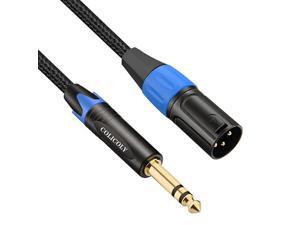 14 to XLR Cable Balanced 14 Inch TRS to XLR Male Interconnect Cable Quarter inch to XLR Patch Cord 33ft 14 to XLR Cable Balanced 14 Inch TRS to XLR Male Interconnect Cable Quarter inch to XLR Patch Cord 33ft