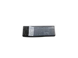Ultra Thin Silicone Keyboard Cover Compatible with Logitech K120 MK120 Keyboard US Layout Clear