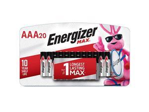 AAA Batteries 20 Count Triple A Max Alkaline Battery