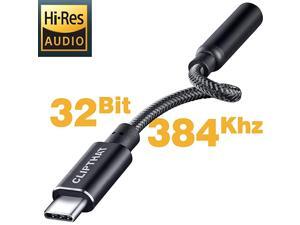 USB C to 35mm Headphone Adapter HiFi Type C to Aux Audio Jack 32Bit384Khz HiRes Portable USBC DAC dongle TRRS Mic Support Compatible with Pixel Samsung Galaxy Note iPad Pro and More USB C to 35mm Headphone Adapter HiFi Type C to Aux Audio Jack 32Bit384Khz HiRes Portable USBC DAC dongle TRRS Mic Support Compatible with Pixel Samsung Galaxy Note iPad Pro and More