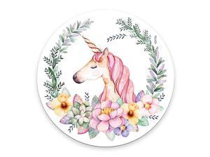 Pink Unicorn Round Mouse pad Watercolor Unicorn Mouse Pads 787quotX787quot 20CM Pink Unicorn Round Mouse pad Watercolor Unicorn Mouse Pads 787quotX787quot 20CM