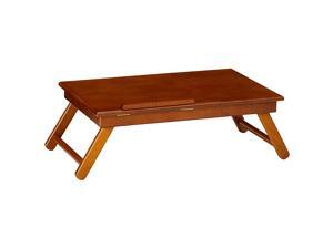 Anderson Flip Top with Drawer Foldable Legs Lap Desk Teak Anderson Flip Top with Drawer Foldable Legs Lap Desk Teak