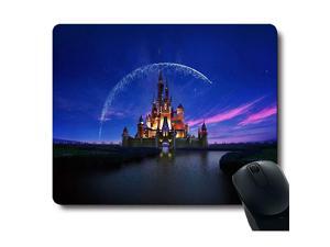 Fantastic Cartoon Castle with Fireworks in The Blue Sky Unique Design Mouse Pad Fantastic Cartoon Castle with Fireworks in The Blue Sky Unique Design Mouse Pad