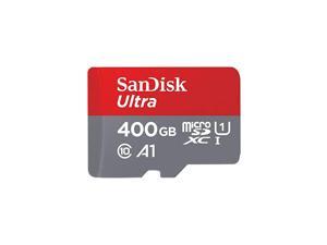 Ultra 400GB MicroSDXC UHSI Card with Adapter SDSQUAR400GGN6MARed