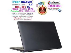 iPearl Hard Shell CASE for 156quot Dell XPS 15 95509560 9570 Precision 55105520 5530 Series Released After Sept 2015 Laptop Computer Black