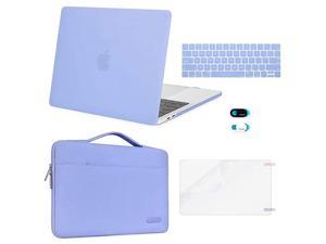 Compatible with MacBook Pro 13 inch Case 2019 2018 2017 2016 Release A2159 A1989 A1706 A1708 Plastic Hard Shell CaseampSleeve BagampKeyboard SkinampWebcam CoverampScreen Protector Serenity Blue