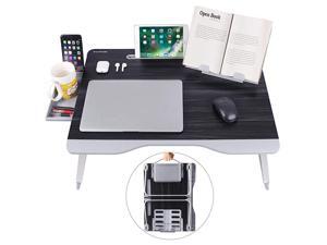Laptop Bed Table XXL Bed Trays for Eating Laptops Writing Study and Drawing Laptop Desk for Bed Sofa and Couch Folding Laptop Standwith Portable Book Stand and Drawer Storage by Laptop Bed Table XXL Bed Trays for Eating Laptops Writing Study and Drawing Laptop Desk for Bed Sofa and Couch Folding Laptop Standwith Portable Book Stand and Drawer Storage by