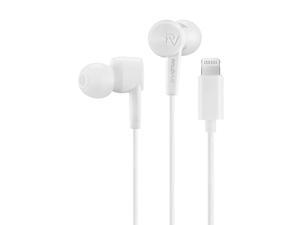 Lightning Headphones Earphones Earbuds Compatible iPhone 12 11 Pro Max iPhone X XS Max XR iPhone 8 Plus iPhone 7 Plus MFi Certified with Microphone Controller SweetFlow White