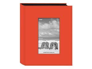 Sewn Leatherette Frame Photo Album Bright Orange Sewn Leatherette Frame Photo Album Bright Orange