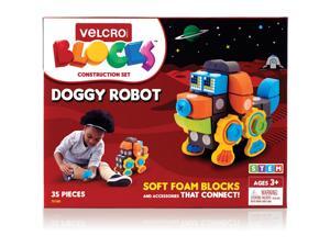Velcro Blocks Construction Set Dog Robot 6"Wx10"Lx7-1/10"H Multi 70190 Velcro Blocks Construction Set Dog Robot 6"Wx10"Lx7-1/10"H Multi 70190