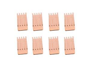 uxcell 8 Pcs Copper Memory IC Chipset Cooling Heatsink 22mm x 8mm x 5mm for DDR RAM VGA uxcell 8 Pcs Copper Memory IC Chipset Cooling Heatsink 22mm x 8mm x 5mm for DDR RAM VGA