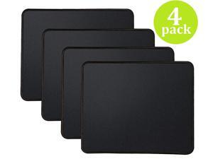 4 Mouse Pad Stitched Edges Premium-Textured Large Mouse Pads Mat Natural Non-Slip Rubber Base Mousepad for Laptop, Computer & PC, 11 x 8.7 inches, Black 4 Mouse Pad Stitched Edges Premium-Textured Large Mouse Pads Mat Natural Non-Slip Rubber Base Mousepad for Laptop, Computer & PC, 11 x 8.7 inches, Black