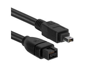 2m Firewire 9 Pin to 4 pin Male Cable Lead Clear IEEE1394B PC Mac CAMCORDER
