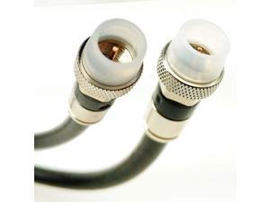 PHAT SATELLITE INTL | 60ft Indoor Outdoor RG-6 Coaxial Cable TRI SHIELD WEATHER SEAL RG6 Connectors Broadband Internet Ham Radio OTA HD Antenna Coax Assembled in USA (60 feet, Black) PHAT SATELLITE INTL | 60ft Indoor Outdoor RG-6 Coaxial Cable TRI SHIELD WEATHER SEAL RG6 Connectors Broadband Internet Ham Radio OTA HD Antenna Coax Assembled in USA (60 feet, Black)