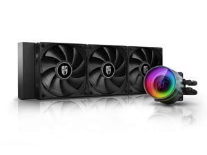 DEEPCOOL Castle 360EX, Addressable RGB AIO Liquid CPU Cooler, Anti-Leak Technology Inside, Cable Controller and 5V ADD RGB 3-Pin Motherboard Control, TR4/AM4 Supported, 3-Year Warranty … DEEPCOOL Castle 360EX, Addressable RGB AIO Liquid CPU Cooler, Anti-Leak Technology Inside, Cable Controller and 5V ADD RGB 3-Pin Motherboard Control, TR4/AM4 Supported, 3-Year Warranty …