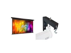 Elite Screens Spectrum2, 120-inch 16:9, 12-inch Drop, Electric Motorized Drop Down Projection Projector Screen, SPM120H-E12 Elite Screens Spectrum2, 120-inch 16:9, 12-inch Drop, Electric Motorized Drop Down Projection Projector Screen, SPM120H-E12