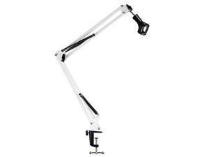 Boom Stand Heavy Duty Studio Suspension Mic Arm Stand for Blue Snowball Yeti with Flexible Standard Condenser Clip White Boom Stand Heavy Duty Studio Suspension Mic Arm Stand for Blue Snowball Yeti with Flexible Standard Condenser Clip White