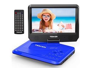 95 Portable DVD Player with Swivel Screen Rechargeable Battery and SD Card Slot USB Port Blue 95 Portable DVD Player with Swivel Screen Rechargeable Battery and SD Card Slot USB Port Blue