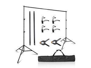 Adjustable Photo Backdrop Stand Kit Support System with Carry Bag Folong Photo Backdrop Stand Video Photography Backdrops Stand 