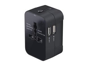 Adapter Worldwide All in One Universal Adaptor Wall AC Power Plug Adapter Wall Charger with Dual USB Charging Ports for USA EU UK AUS Cell Phone Laptop Adapter Worldwide All in One Universal Adaptor Wall AC Power Plug Adapter Wall Charger with Dual USB Charging Ports for USA EU UK AUS Cell Phone Laptop