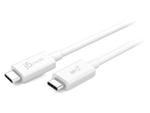 j5create USB Type-C™ 3.1 to USB Type-C™ Coaxial Cable j5create USB Type-C™ 3.1 to USB Type-C™ Coaxial Cable
