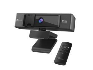 j5create USB™ 4K ULTRA HD Webcam with 5x Digital Zoom Remote Control j5create USB™ 4K ULTRA HD Webcam with 5x Digital Zoom Remote Control