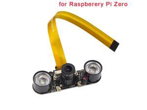 Raspberry Pi Zero Camera Focal Adjustable Module Night Vision +2 pcs IR Sensor LED Light+16 cm FFC for Raspberry Pi Zero W / 1.3
