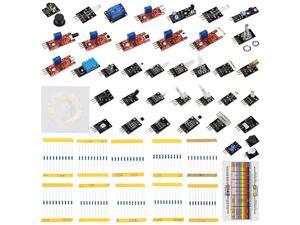 Raspberry Pi 3 37 in 1 Sensor Transducer Kit + Resistor Reference Kit for for Orange Pi PC for UNO R3 for MEGA 2560+ Box Case