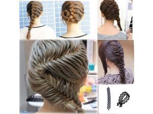 Women Lady French Hair Braiding Tool Braider Roller Hook With Magic Hair Twist Styling Bun Maker Hair Band Accessories Women Lady French Hair Braiding Tool Braider Roller Hook With Magic Hair Twist Styling Bun Maker Hair Band Accessories