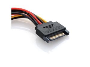 15Pin SATA Male Plug To 2 Female 15Pin Power Cord HDD Splitter Connector Cable Power Cable 15Pin SATA Male Plug To 2 Female 15Pin Power Cord HDD Splitter Connector Cable Power Cable