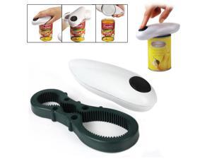 High Quality New One Touch Automatic Can Jar Opener Tin Open Tool Cordless Battery Operated High Quality New One Touch Automatic Can Jar Opener Tin Open Tool Cordless Battery Operated