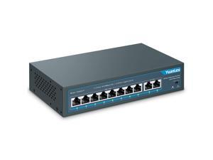 YuanLey 10 Port PoE Switch, 8 PoE+ Port 100Mbps, 2 Gigabit Uplink, 120W 802.3af/at, Extend Function, Metal, Fanless, Plug and Play YuanLey 10 Port PoE Switch, 8 PoE+ Port 100Mbps, 2 Gigabit Uplink, 120W 802.3af/at, Extend Function, Metal, Fanless, Plug and Play