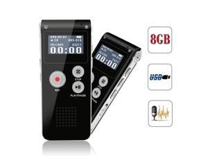 Digital Voice Activated Recorder USB Rechargeable 8GB Sound Audio Recorder Dictaphone for Lectures Meetings With Double Microphone Noise Reduction Audio Sound Portable Mini Tape Dictaphone MP3 Digital Voice Activated Recorder USB Rechargeable 8GB Sound Audio Recorder Dictaphone for Lectures Meetings With Double Microphone Noise Reduction Audio Sound Portable Mini Tape Dictaphone MP3