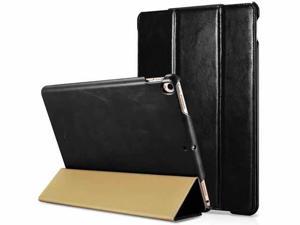 For iPad Pro 10.5 Case Genuine Leather Case Folio Flip Smart Cover Auto Wake / Sleep Function Magnetic Closure Kickstand for Apple iPad Pro 10.5 2017 Release
